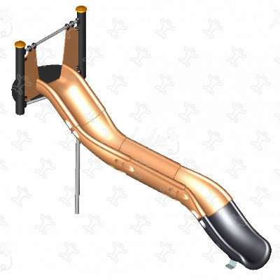 Kayak Embankment Slide J1120 playgrounds traditional playground equipment slides image 3d