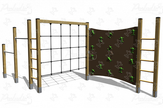 J1605 playgrounds climbing & balancing play equipment climbing equipment image 3d