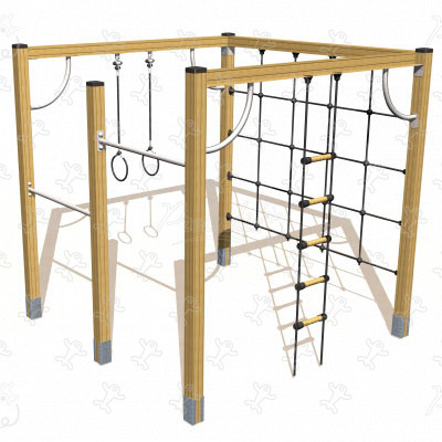 J1610 playgrounds climbing & balancing play equipment climbing equipment image 3d