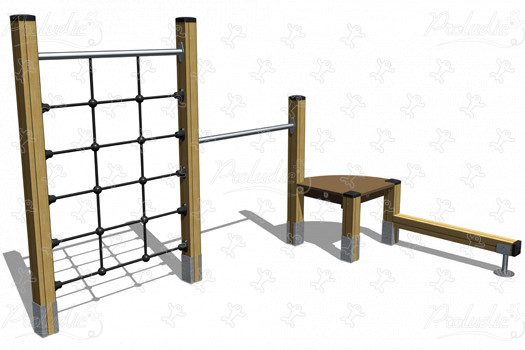 J1661 playgrounds climbing & balancing play equipment climbing equipment image 3d