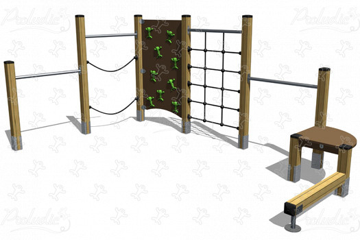 J1663 playgrounds climbing & balancing play equipment climbing equipment image 3d