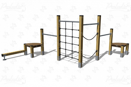 J1664 playgrounds climbing & balancing play equipment climbing equipment image 3d