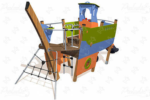 Shrimper J1950 playgrounds themed playground equipment aquatica image 3d