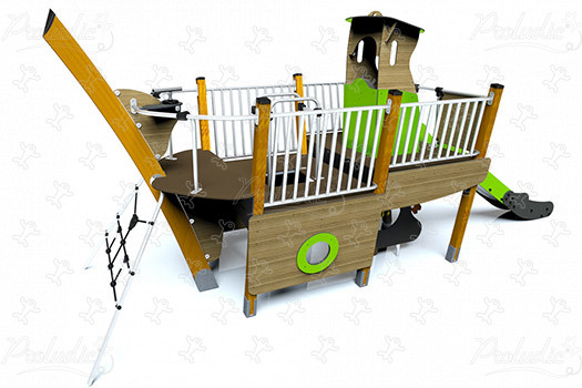 Shrimper J1958 playgrounds themed playground equipment aquatica image 3d