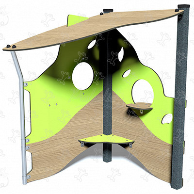 Cottage J220 playgrounds traditional playground equipment playhouses image 3d