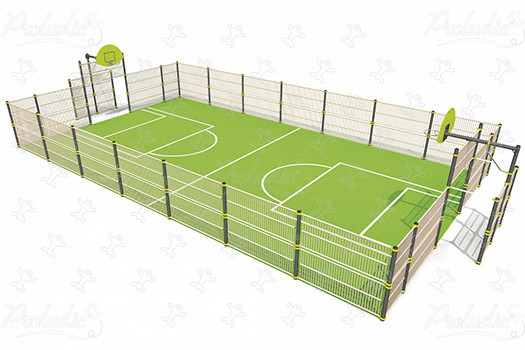Multi Use Games Area J22201 sport and fitness acti’fun multi-use games areas image 3d