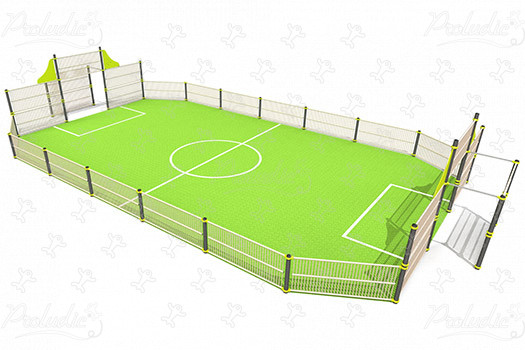 Multi Use Games Area J22223 sport and fitness acti’fun multi-use games areas image 3d