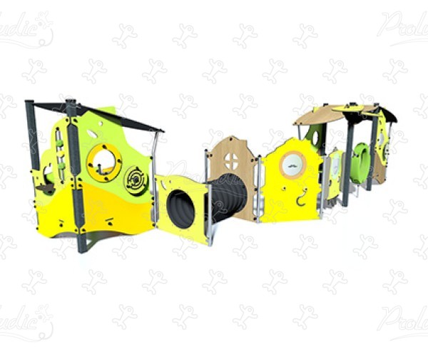 Elf Village J225® playgrounds traditional playground equipment playhouses image 3d