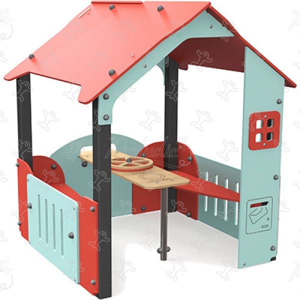 Pizzeria J239® playgrounds traditional playground equipment playhouses image 3d