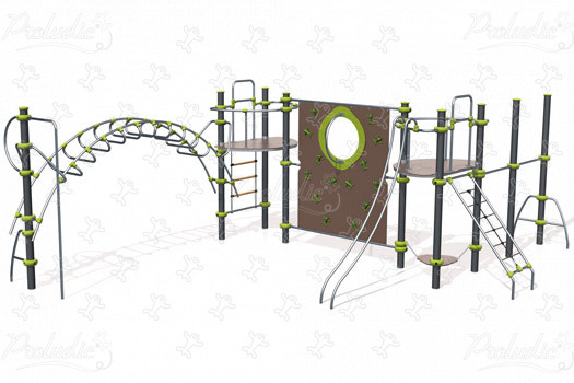 J2531-M playgrounds multiplay equipment ixo image 3d