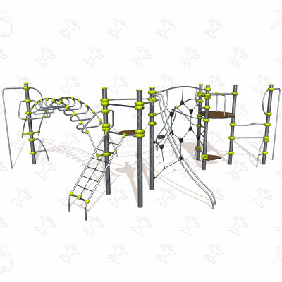 J2532-M playgrounds multiplay equipment ixo image 3d