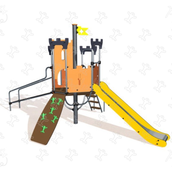 Castle with stairs J2656-M playgrounds themed playground equipment medieval image 3d