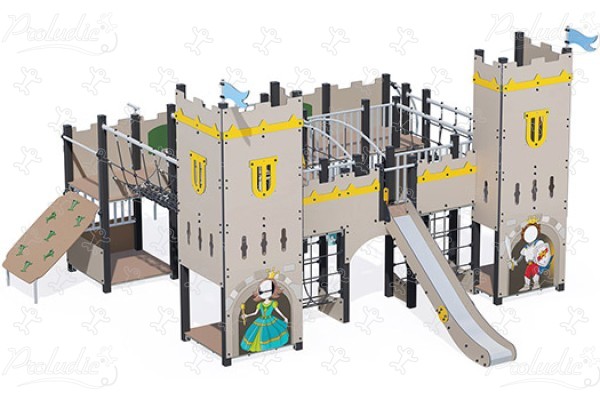 The Fort J2697® playgrounds themed playground equipment medieval image 3d
