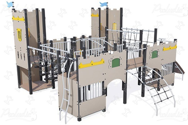 The Fort J2697® playgrounds themed playground equipment medieval image 3d