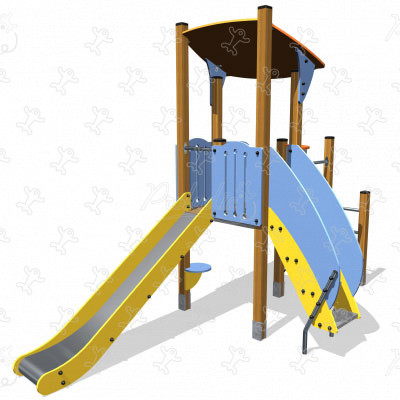 J3337 playgrounds multiplay equipment vivarea image 3d
