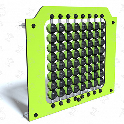 Abacus Panel J3424® playgrounds educational & sensory play equipment fun panels & sound and musical games image 3d