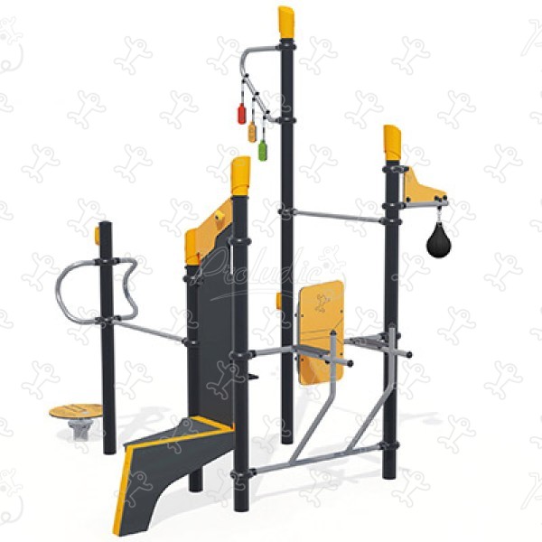 Compact fun-sport station J37100® sport and fitness acti’fun acti’fit image 3d