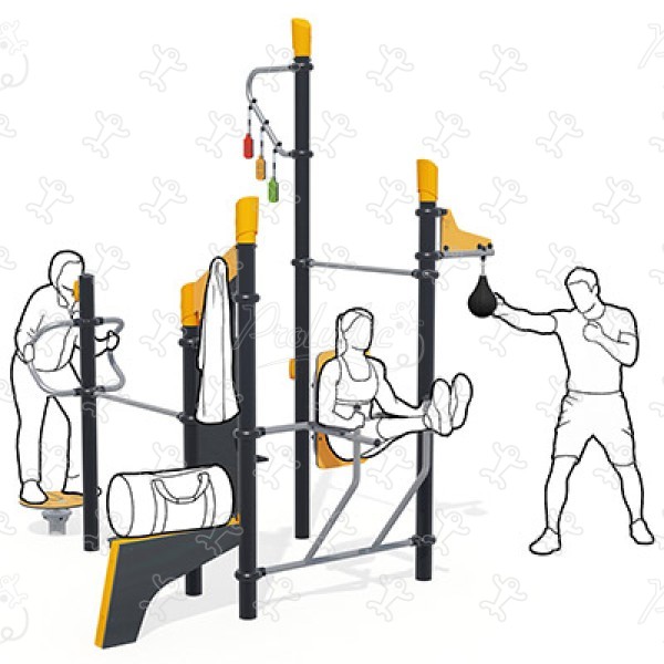 Compact fun-sport station J37100® sport and fitness acti’fun acti’fit image 3d