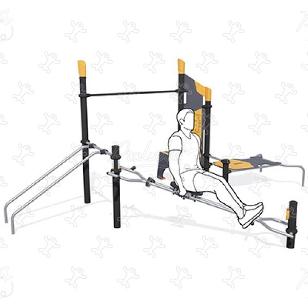 Compact Arm-Leg-Abs fun-sport station J37106® sport and fitness acti’fun acti’fit image 3d