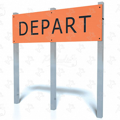 Start-Finish Sign J3722 playgrounds acti’fun acti’ninja image 3d