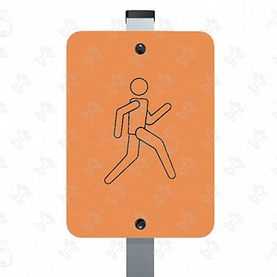 Running Trail Signpost J3733 sport and fitness acti’fun acti’ninja image 3d