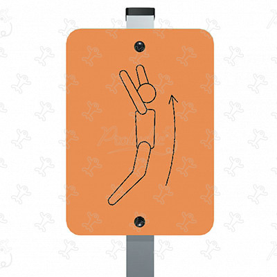 Warm-up Signpost J3736 sport and fitness acti’fun acti’ninja image 3d