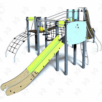 J38108-C playgrounds multiplay equipment diabolo image 3d
