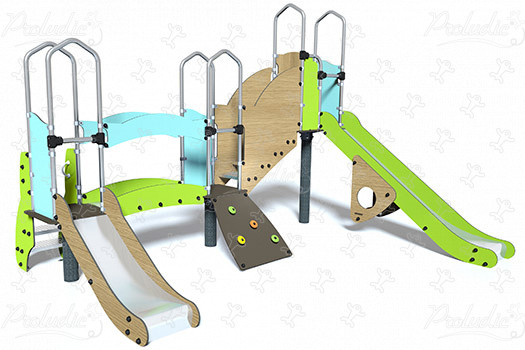 J38124-C playgrounds multiplay equipment diabolo image 3d