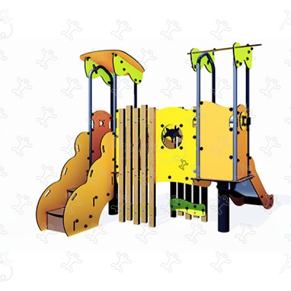 J38702® playgrounds multiplay equipment diabolo baby image 3d
