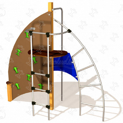 Apollo J410 playgrounds climbing & balancing play equipment climbing equipment image 3d