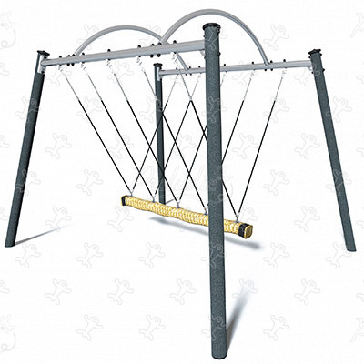 All For One J442-M playgrounds traditional playground equipment swings image 3d