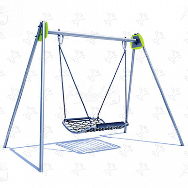 Rope Basket Swing J445® playgrounds traditional playground equipment swings image 3d