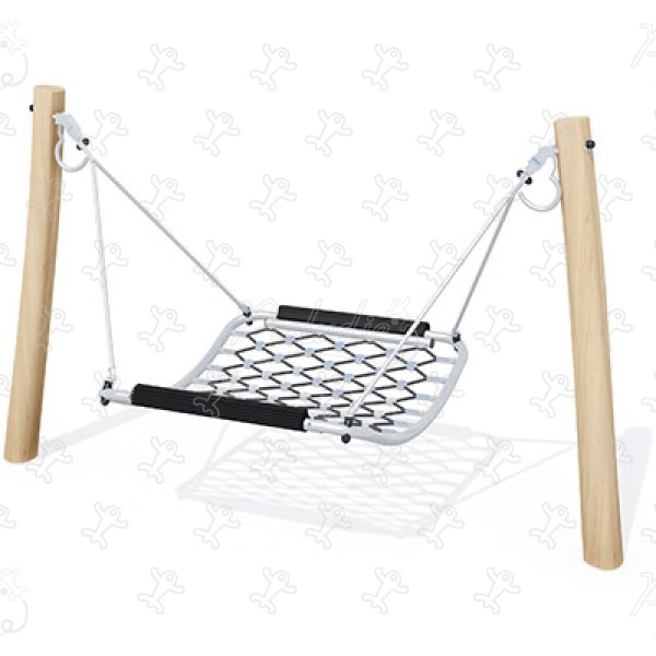 J448® playgrounds sustainable natural wood equipment swings image 3d