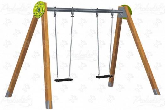 2 flat seats J450-GA playgrounds grafic games amazone finish image 3d