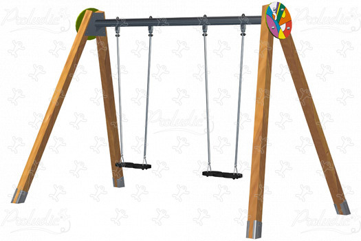 2 flat seats J450-GG playgrounds grafic games grafic finish image 3d