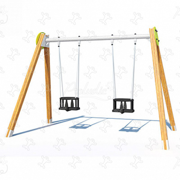 2 cradle seats J470 playgrounds traditional playground equipment swings image 3d