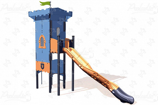 Square Tower J4700 playgrounds themed playground equipment medieval image 3d