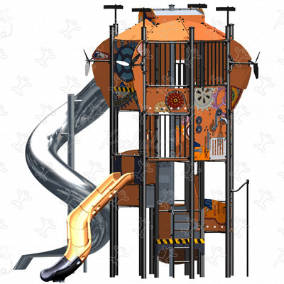 Octagonal Tower J47101-GF playgrounds grafic games metropolis finish image 3d