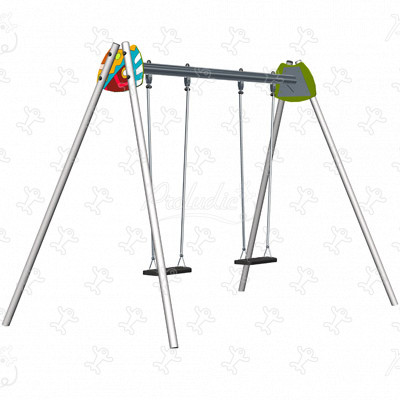 2 flat seats J472-GE playgrounds grafic games etnik finish image 3d