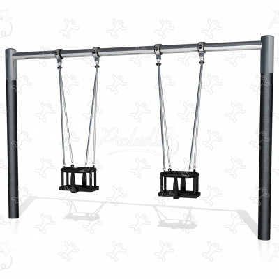 2 cradle seats J480 playgrounds traditional playground equipment swings image 3d