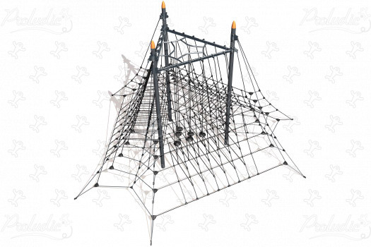 Triple Pyramid J4811 playgrounds climbing & balancing play equipment climbing equipment image 3d