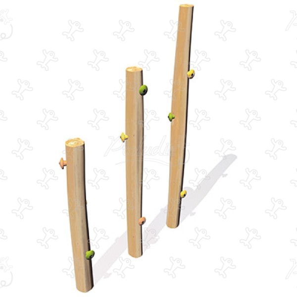 Climbing Logs J4905 playgrounds climbing & balancing play equipment balancing trails image 3d