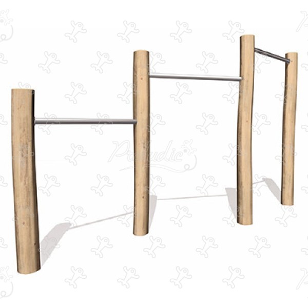 3 Horizontal Bars M J4912 playgrounds acti’fun balancing trails image 3d