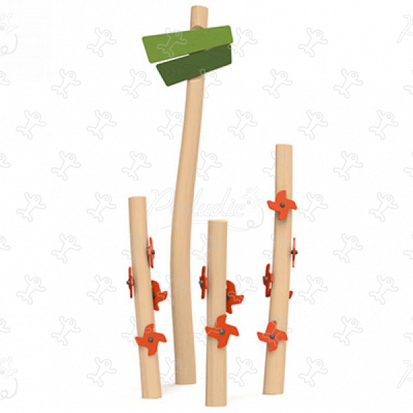 Nature Trail J49154® playgrounds climbing & balancing play equipment balancing trails image 3d