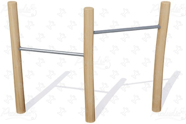 2 Horizontal Bars M J4916 playgrounds acti’fun climbing trails and equipment image 3d