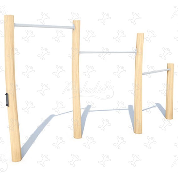 3 Horizontal Bars L J4919 sport and fitness acti’fun fitness image 3d