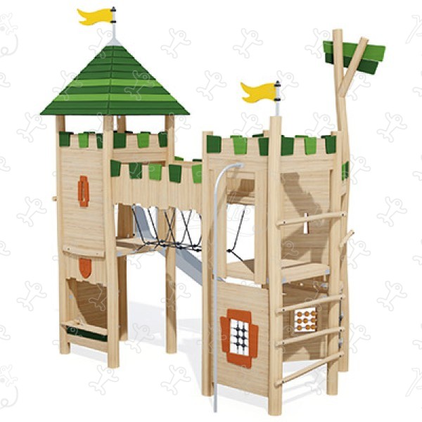 Little castle J49210® playgrounds multiplay equipment multi play structures image 3d