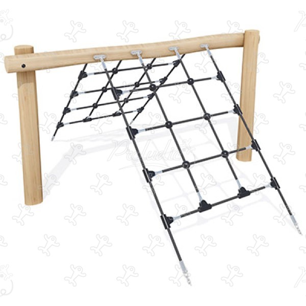 Angled climbing net J4925 playgrounds climbing & balancing play equipment balancing trails image 3d
