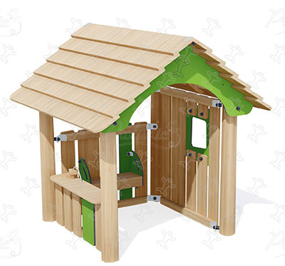 Little Cabin J49258 playgrounds multiplay equipment origin’ image 3d