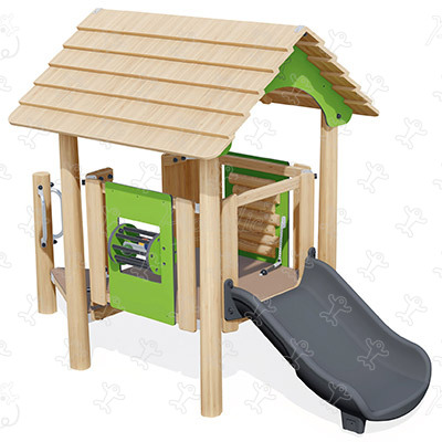 Musical playhouse J49261® playgrounds multiplay equipment origin’ image 3d